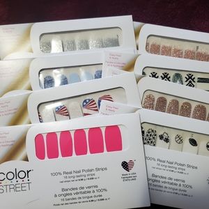Color Street Nails Bundle of 8 sets